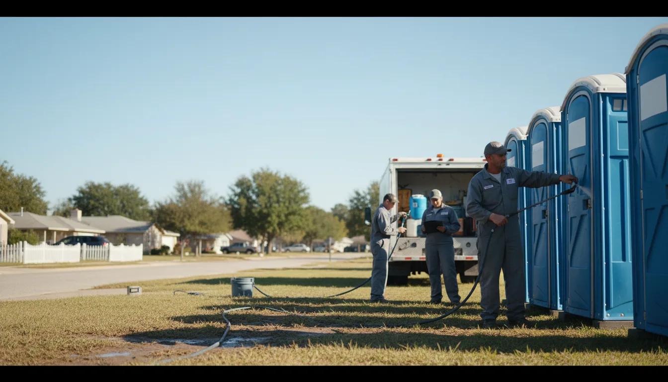 Long-Term Portable Toilet Rental in Gibson, LA near me